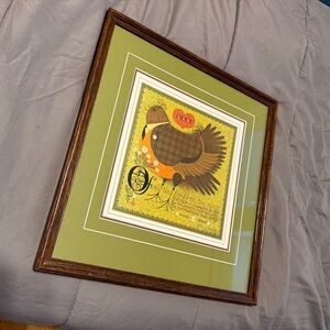 Charles Wysocki 1985 Commemorative Print titled "Of All The Birds" signed #324